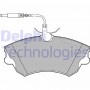 LP1614 DELPHI Комплект гальмівних колодок дисковий гальм