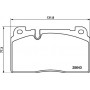 8DB 355 021-331 HELLA Комплект гальмівних колодок, дискове гальмо