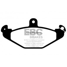 DP3885C EBC Brakes Комплект гальмівних колодок дисковий гальм