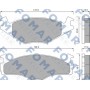 FO 436481 FOMAR Friction Комплект гальмівних колодок дисковий гальм