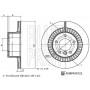 ADBP430122 BLUE PRINT Гальмівний диск