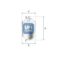 31.760.00 UFI Паливний фільтр
