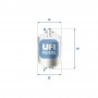 31.760.00 UFI Паливний фільтр