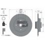 BDS1058 BENDIX Braking Гальмівний диск