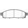 BPA1242.01 OPEN PARTS Комплект гальмівних колодок дисковий гальм