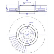 142.1128 CAR Гальмівний диск