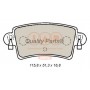 704-13161 IAP QUALITY PARTS Комплект гальмівних колодок дисковий гальм