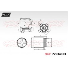 72934003 MAXTECH Поршень корпус скоби гальма