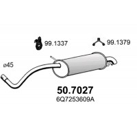 50.7027 ASSO Глушник вихлопних газів кінцевий