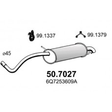 50.7027 ASSO Глушник вихлопних газів кінцевий