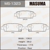 MS-1323 MASUMA Комплект гальмівних колодок