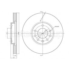 23-0605C METELLI Гальмівний диск