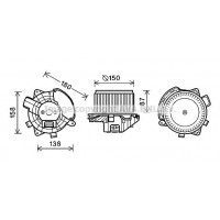 FT8440 AVA QUALITY COOLING Вентилятор салону