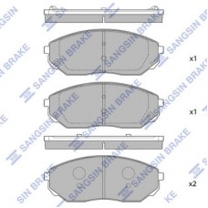 SP1153 Hi-Q Комплект гальмівних колодок дисковий гальм