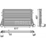 CI 208 000P MAHLE Интеркулер