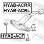 HYAB-ACRR FEBEST Підвіска важіль незалежної підвіски колеса