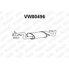 VW80496 VENEPORTE Середній глушник вихлопних газів