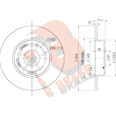 78RBD20118 R BRAKE Гальмівний диск