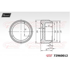 72960012 MAXTECH Поршень корпус скоби гальма