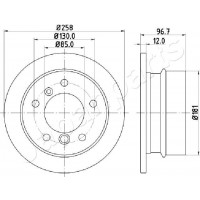 DP-0518 JAPANPARTS Гальмівний диск