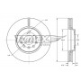 TX 73-79 TOMEX Brakes Гальмівний диск