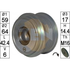 ZN5680 ERA Механізм вільного ходу генератора