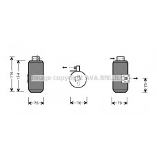 OLD292 AVA QUALITY COOLING Осушувач кондиціонера