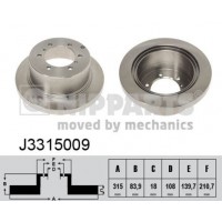 J3315009 NIPPARTS Гальмівний диск