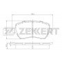 BS-1221 ZEKKERT Комплект гальмівних колодок дисковий гальм