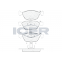 181601 ICER КомплеК т гальмівних колодок, дискове гальмо