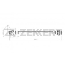 BS-9069 ZEKKERT Гальмівний шланг