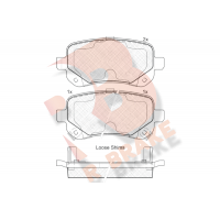 RB1910 R BRAKE КомплеК т гальмівних колодок, дискове гальмо