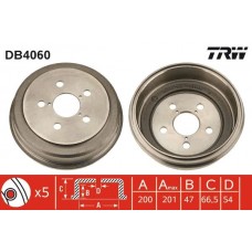 DB4060 TRW Гальмівний барабан