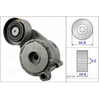 654966 AUTEX НАТЯЖИТЕЛЬ РЕМЕНЯ, клиновой зубча