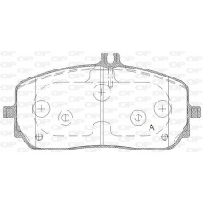 BPA1826.00 OPEN PARTS Комплект гальмівних колодок дисковий гальм