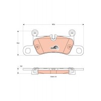 GDB1875 TRW КомплеК т гальмівних колодок, дискове гальмо