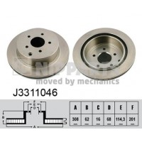J3311046 NIPPARTS Гальмівний диск
