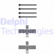 LX0002 DELPHI Комплектуючі колодки дискового гальма