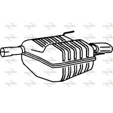 P5403 FENNO Глушник вихлопних газів кінцевий