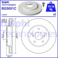 BG5051C DELPHI Гальмівний диск