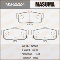 MS-2224 MASUMA Комплект гальмівних колодок