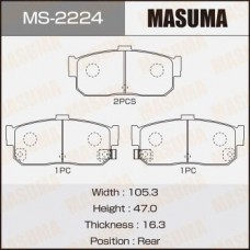 MS-2224 MASUMA Комплект гальмівних колодок