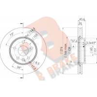 78RBD21559 R BRAKE Гальмівний диск