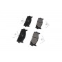 KBP-9087 KAVO PARTS КомплеК т гальмівних колодок, дискове гальмо
