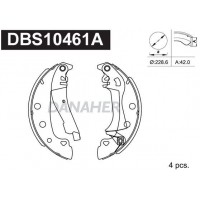 DBS10461A DANAHER Комплект гальмівних колодок