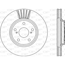 BDA2287.20 OPEN PARTS Гальмівний диск