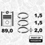 R1013200VR1 ET ENGINETEAM Комплект поршневих кілець