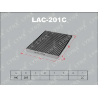 LAC-201C LYNXauto Фільтр повітря у внутрішньому просторі