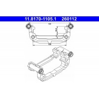11.8170-1105.1 ATE Кронштейн корпус скоби гальма