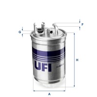 24.400.00 UFI Паливний фільтр